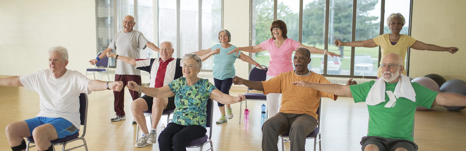 seniors exercising